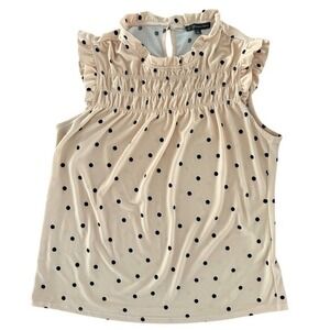 Adrianna Papell Women's Top Size M Polka Dot‎